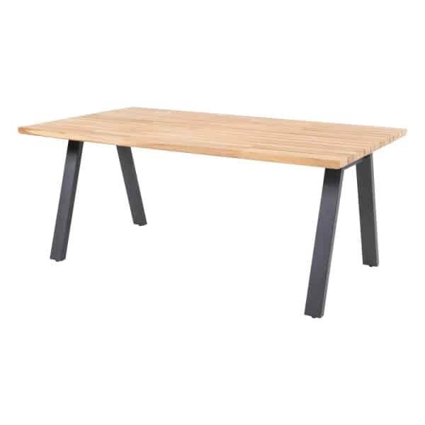 Taste Ambassador Diningtafel Teak Antracite 180 x 100 cm - 4so
