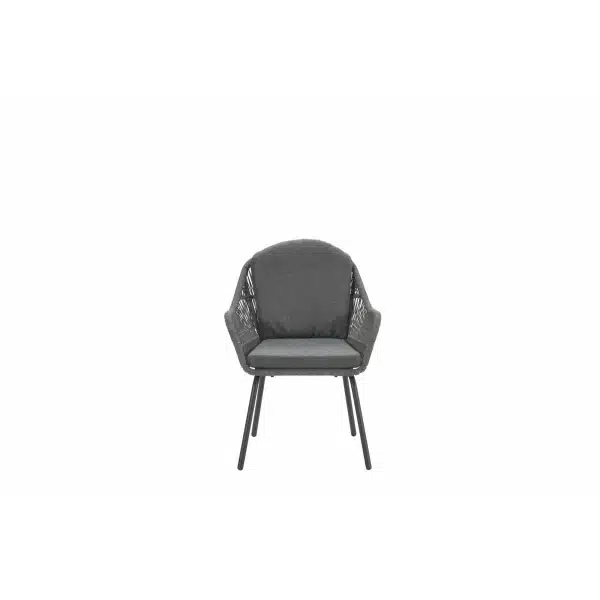Triton dining stoel zwart/grijs