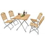 Tuinset 5-delig Bad Tolz - grijs frame