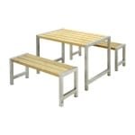 Tuinset Industrieel Café Geimpregneerd Hout