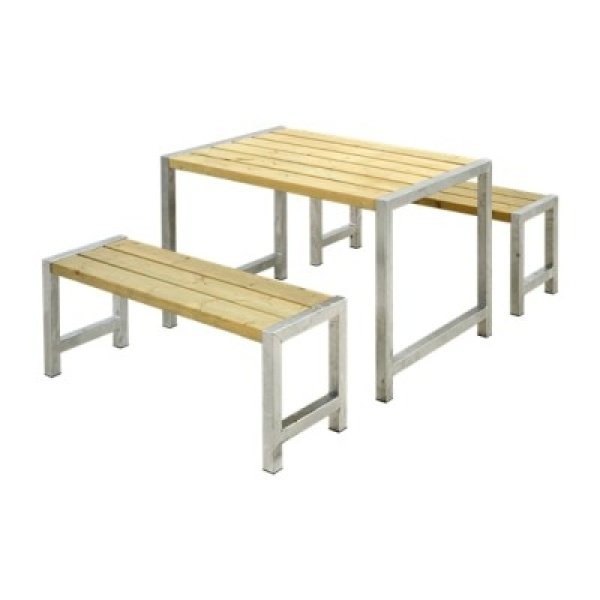 Tuinset Industrieel Café Geimpregneerd Hout