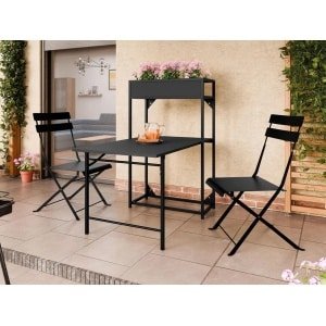 Tuinset TOURACOS zwart