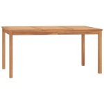 Tuintafel 160x80x77 cm massief teakhout