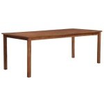 Tuintafel 200x90x74 cm massief acaciahout