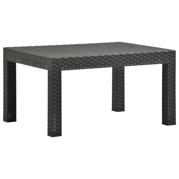 Tuintafel 58x58x41 cm PP antraciet