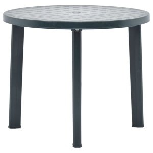 Tuintafel 89 cm kunststof groen