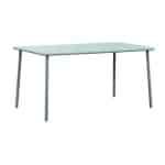 Tuintafel Vence metaal lichtgroen 72x150x90 cm - Leen Bakker