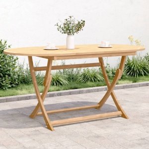 Tuintafel inklapbaar 160x85x75 cm massief acaciahout