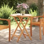 Tuintafel inklapbaar 70x75 cm massief acaciahout