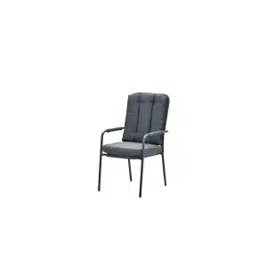 Venice dining fauteuil donkergrijs/grijs