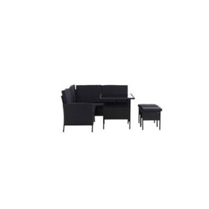 Venture Home Knock Hoekbankset - Zwart