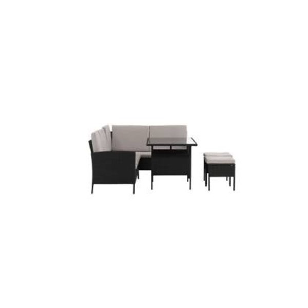 Venture Home Knock Hoekbankset - Zwart