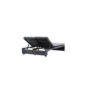 Venture Home London Zonnebed 196 x 32 x 119 - Zwart