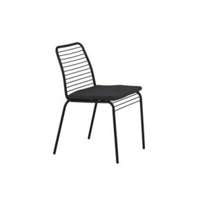 Venture Home Panjin Eetkamerstoel 60 x 80 x 50 - Zwart - 2-pack