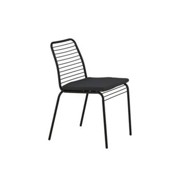 Venture Home Panjin Eetkamerstoel 60 x 80 x 50 - Zwart - 2-pack