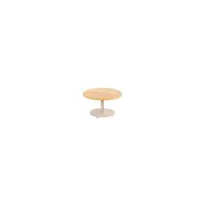 Volta teak salontafel centrale poot latte 60 cm dia. H35 cm 4SO - 4so