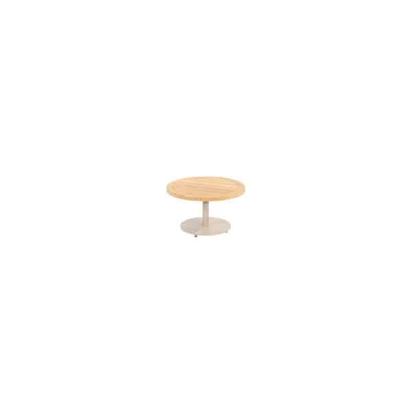 Volta teak salontafel centrale poot latte 60 cm dia. H35 cm 4SO - 4so