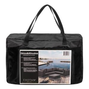 WOOOD Beschermhoes Rhodos Loungeset - Zwart
