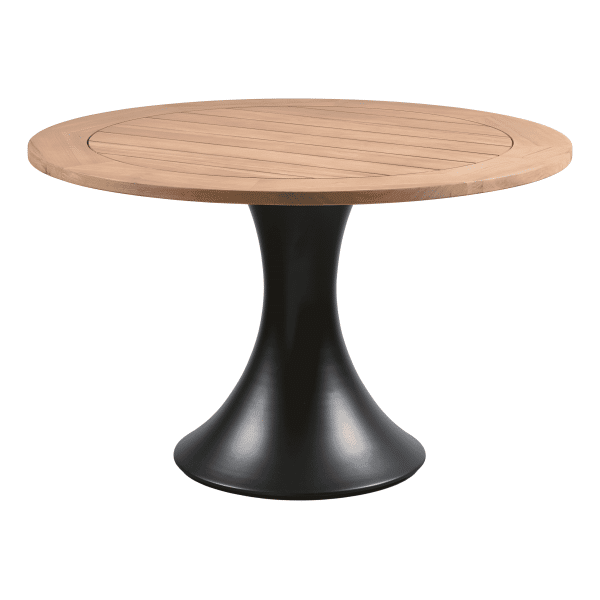 WOOOD Outdoor Ronde Eettafel Charley Teakhout, 122cm - Naturel