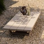 WOOOD Outdoor Salontafel Bear 140 x 70cm - Zand