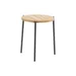Yoga Bijzet Tafel Natural Teak Antracite dia. 45 cm - 4so