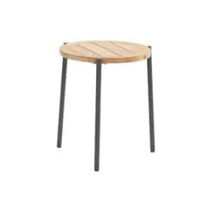 Yoga Bijzet Tafel Natural Teak Antracite dia. 45 cm - 4so