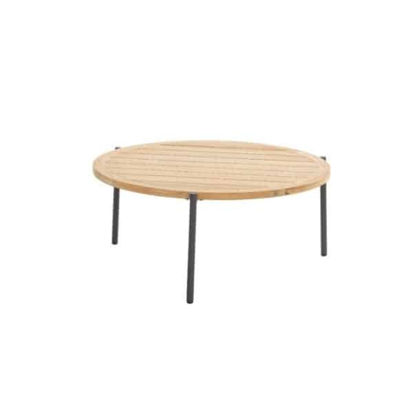 Yoga Coffee Tafel Natural Teak Antracite dia. 90 cm - 4so
