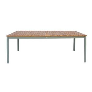 sweeek - Tuintafel van acacia met ronde hoeken, voor 8 personen