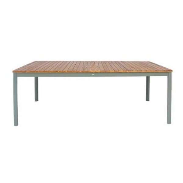 sweeek - Tuintafel van acacia met ronde hoeken, voor 8 personen