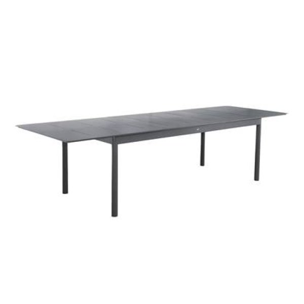 sweeek - Uitschuifbare tuintafel van aluminium, 8 personen