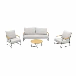 4 Seasons Balade/Verdi stoel-bank loungeset - 4-delig