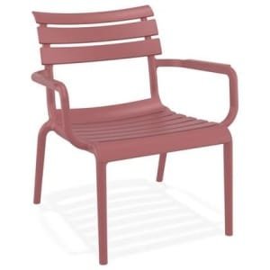 ALTEREGO AROMA Tuinstoel met armleuningen - Rood