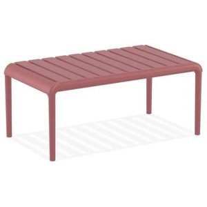 ALTEREGO SIDONY XL Lage tafel - Rood