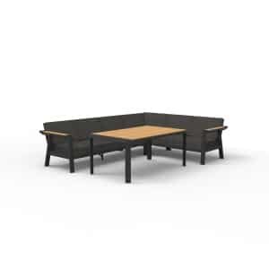 Aluminium loungeset Alexia II