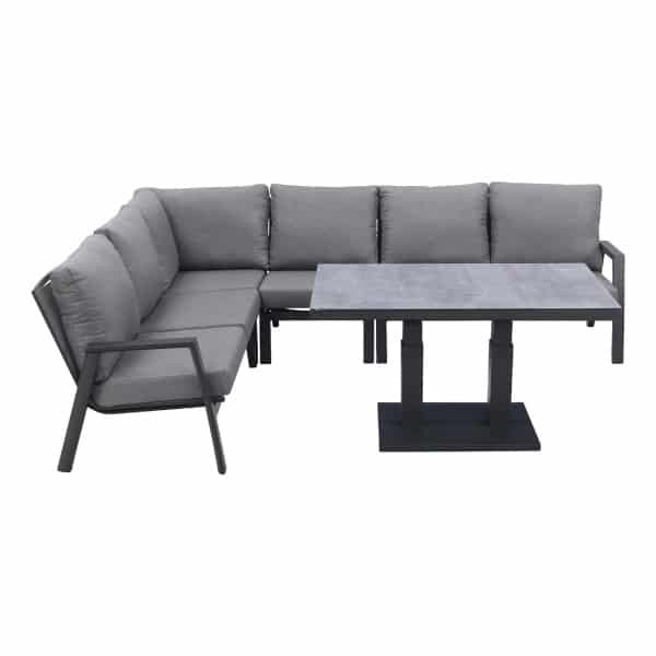 Azoren/Rockford loungeset - met verstelbare tafel - links & rechts