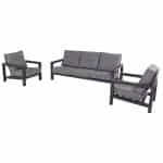 Barrosa 3-seater lounge set EDF cushions (without tafel) - Hartman
