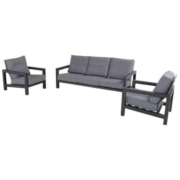 Barrosa 3-seater lounge set EDF cushions (without tafel) - Hartman