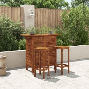 Bartafel 110x50x105 cm massief acaciahout