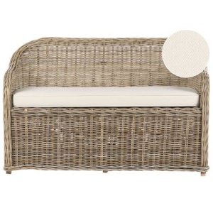 Beliani - SUSUA - Tweezitsbank - Natuurlijk - Rotan
