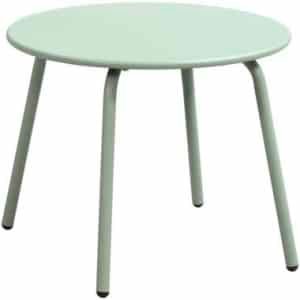 Bijzettafel Montreal - groen/metaal - 40xØ50 cm - Leen Bakker