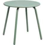 Bijzettafel Montreal - groen/metaal - 45xØ45 cm - Leen Bakker