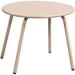 Bijzettafel Montreal - zand/metaal - 40xØ50 cm - Leen Bakker
