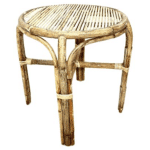 Bijzettafel Rattan dia. 50x45 cm - Van der leeden