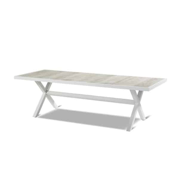 Canterbury Tuintafel 247x96 - Wit - Sophie