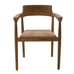 DÉJA Living - Tuinstoel - Naturel Teakhout - Zithoogte 47cm - Hazel