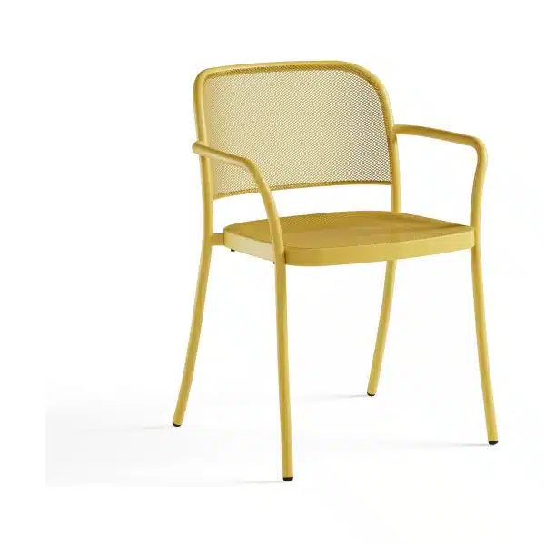 EMU Café tuinstoel met arm curry yellow