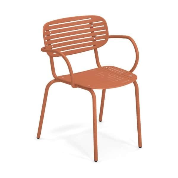 EMU Mom tuinstoel met arm maple red