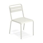EMU Star tuinstoel aluminium matt white