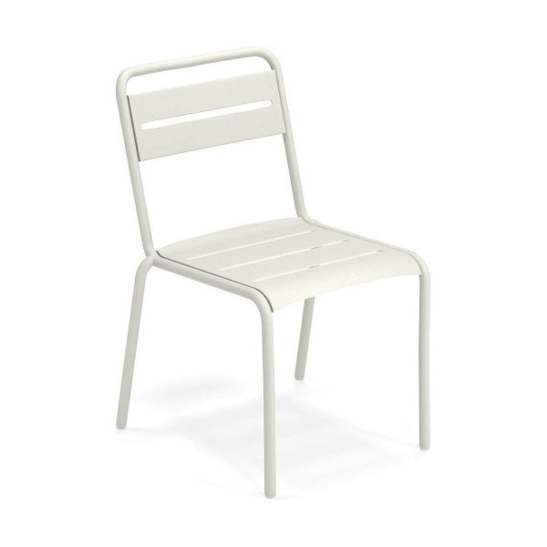 EMU Star tuinstoel aluminium matt white