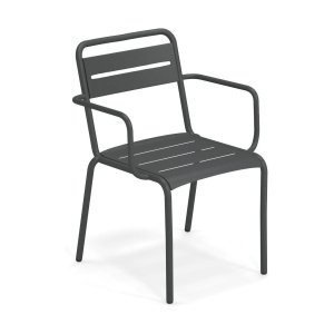 EMU Star tuinstoel aluminium met arm antique iron